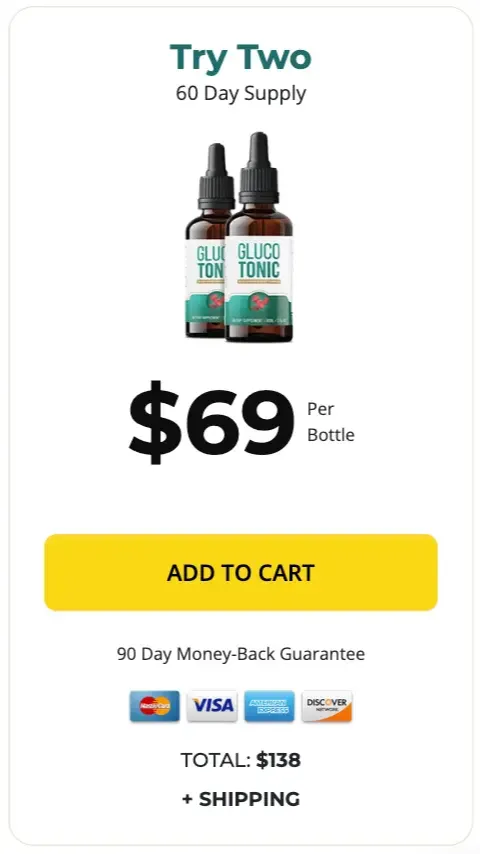 GlucoTonic Buy 1 Bottle